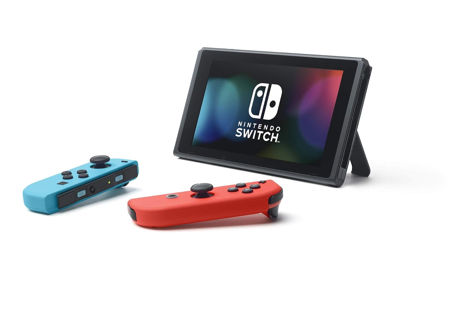 Nintendo Switch OLED Model with Neon Red & Neon Blue Joy-Con Powever Bundle (Japan Spec)