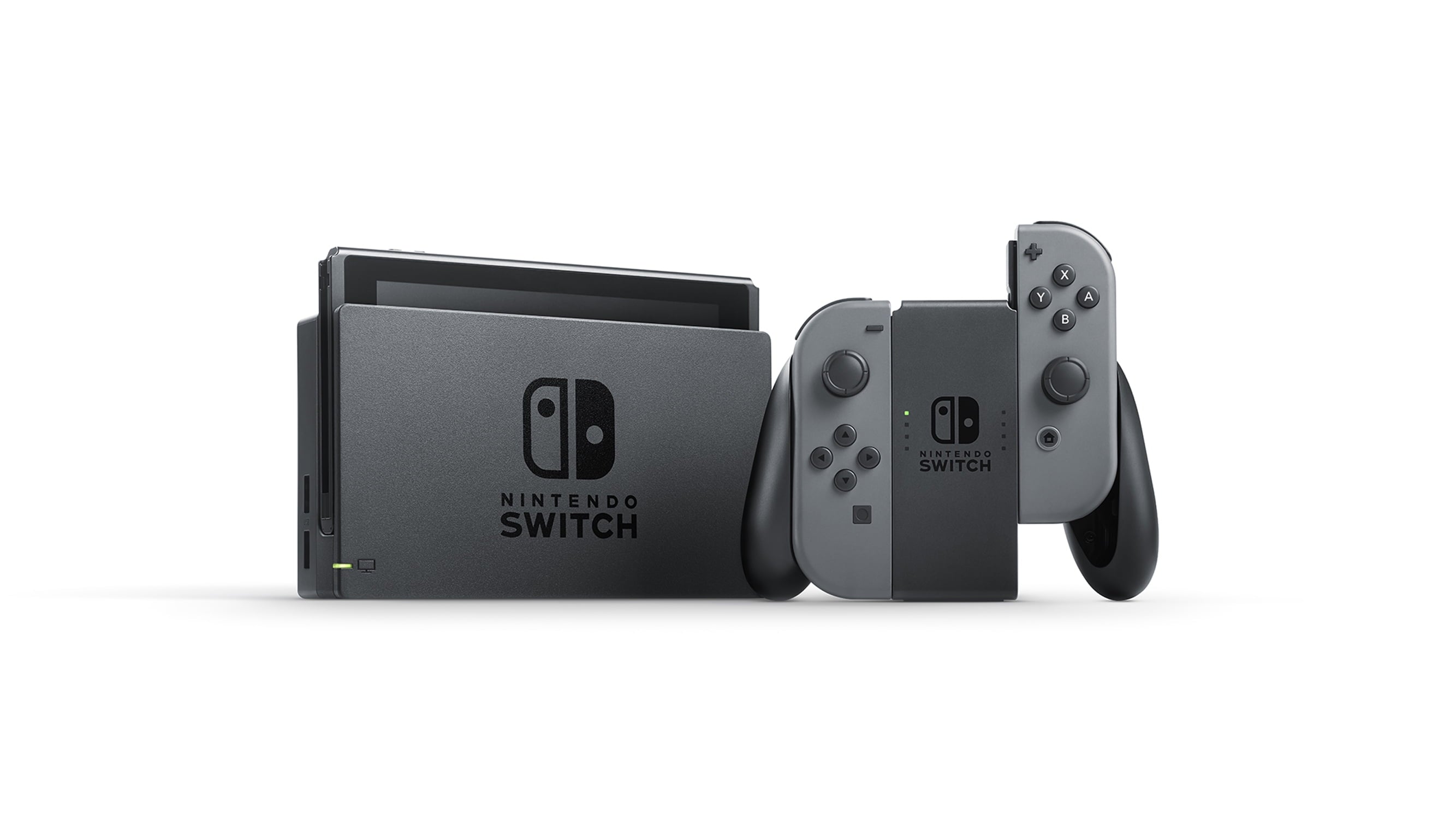 Restored Nintendo Switch Console with Gray Joy-Con (Refurbished)
