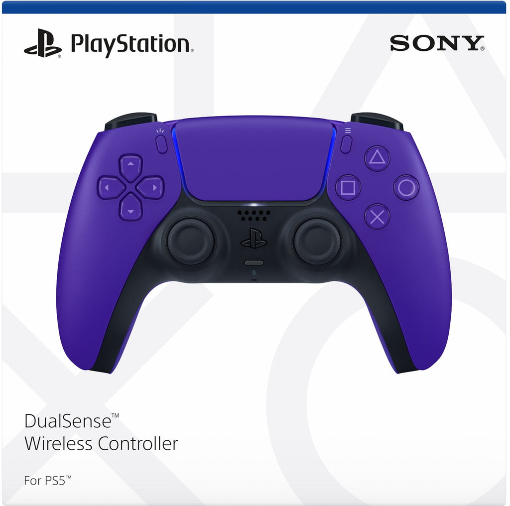 PlayStation 5 Slim Digital 825GB SSD Console with Two Controllers, White and Chroma Teal DualSense and Dual Controller Charger - PS5 Slim Digital Console