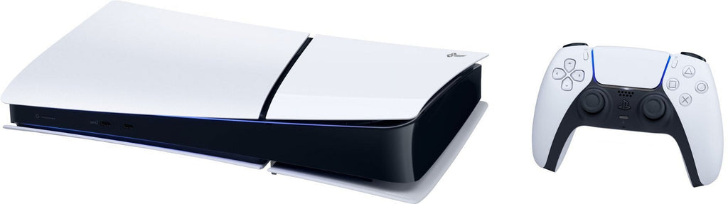Restored Sony PlayStation 5 Slim Console Digital Edition - White (Refurbished)