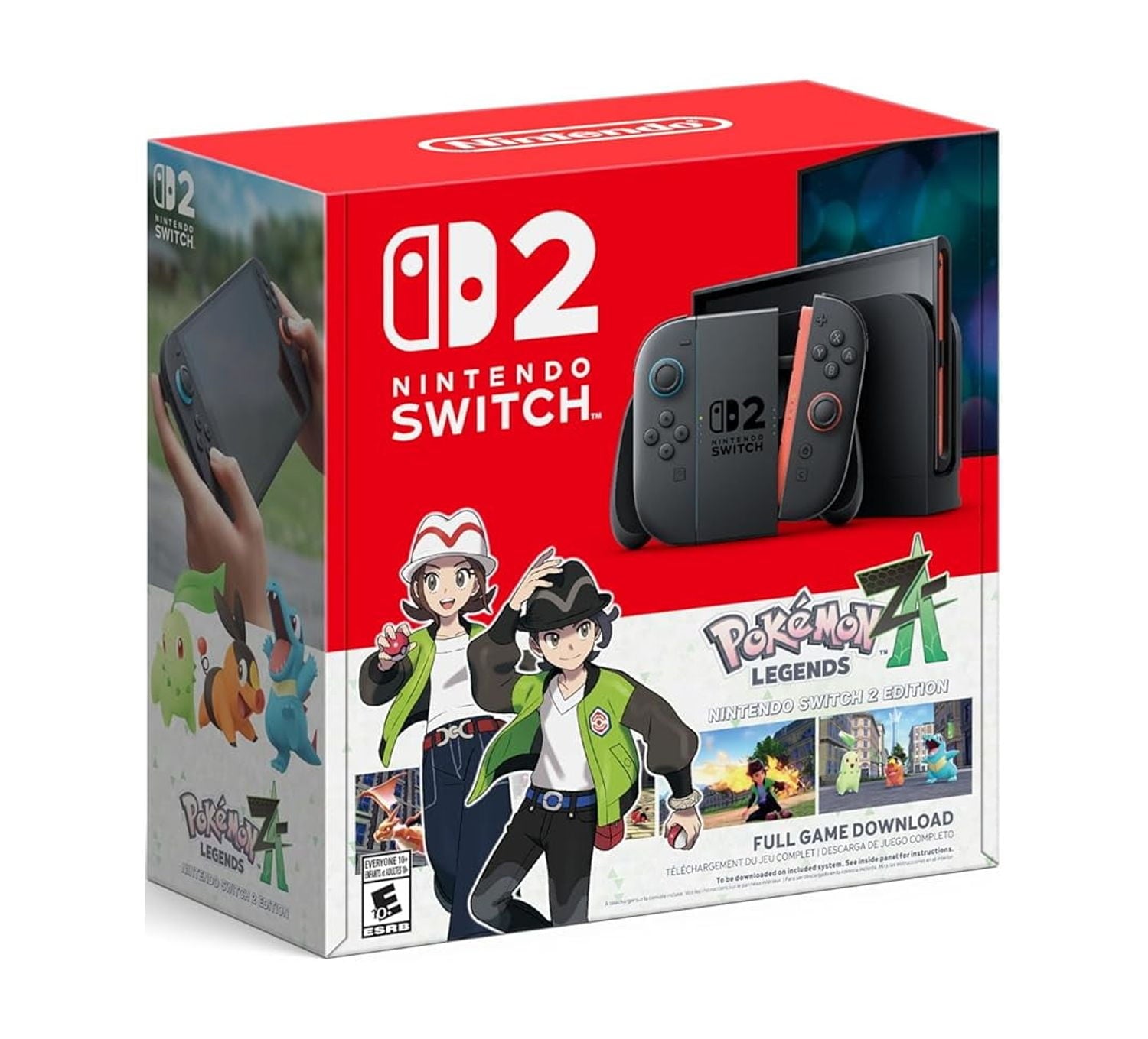 Nintendo Switch 2 Console with Mario Kart World, Donkey Kong Bananza and Joy Con 2 Wheel Bundle