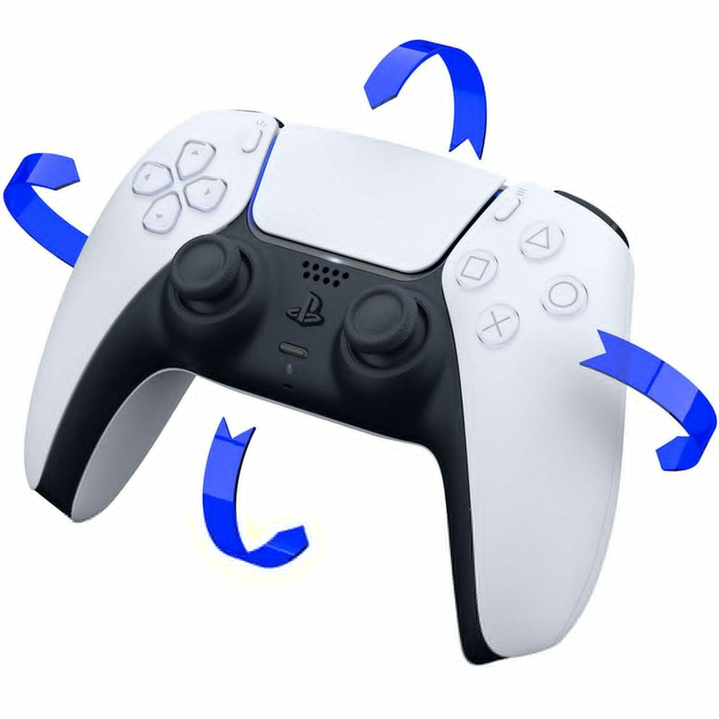 PlayStation 5 Slim Disc Edition Bundle with Gran Turismo 7 and C-Gamers Dual-Controller Charger - PS5, White