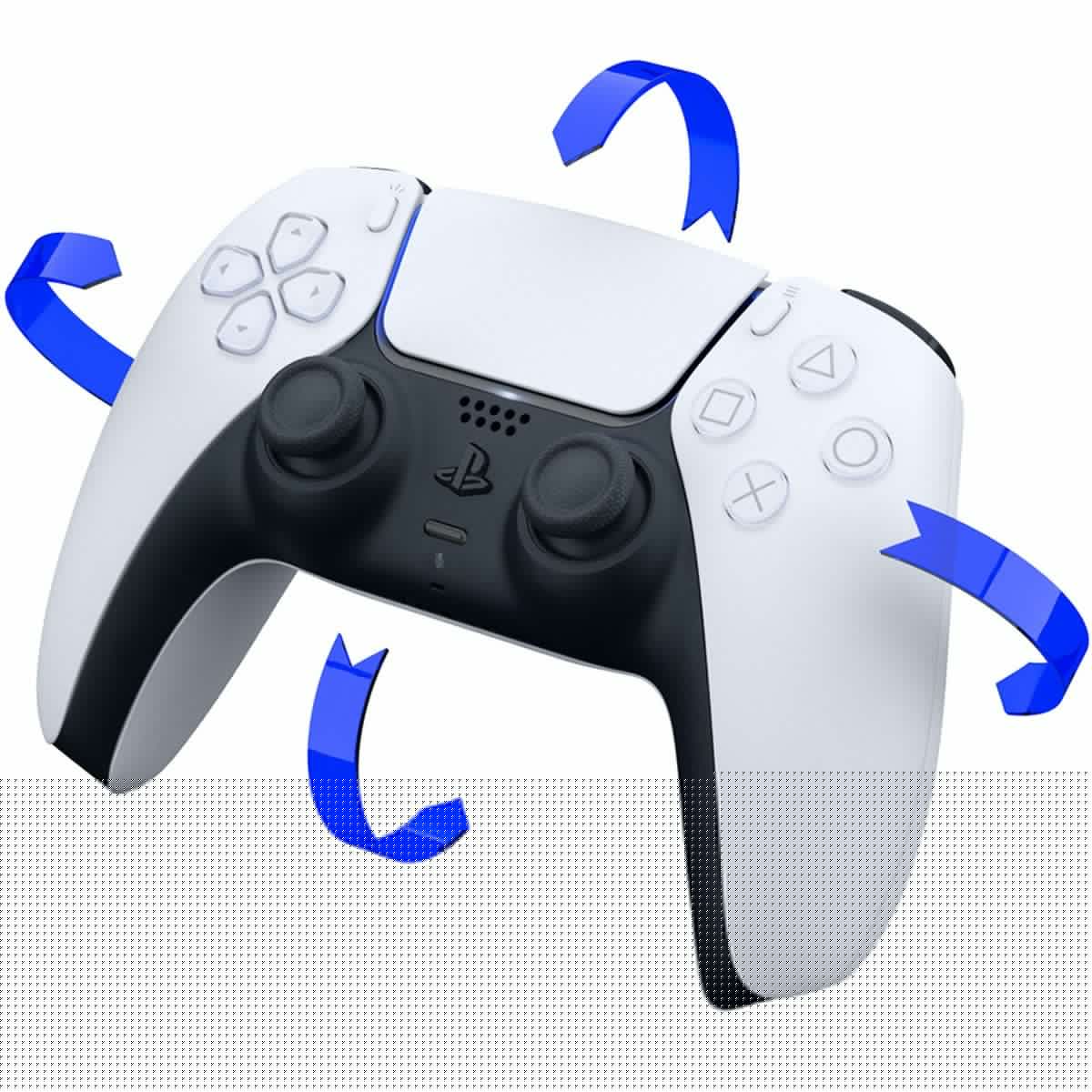 PlayStation 5 Slim Disc Version PS5 Gaming Console, AMD Ryzen Zen 8 Cores CPU 1TB PCIe Gen 4 NVNe SSD with 2 Wireless Controller - Original White - PS5 Disc Slim