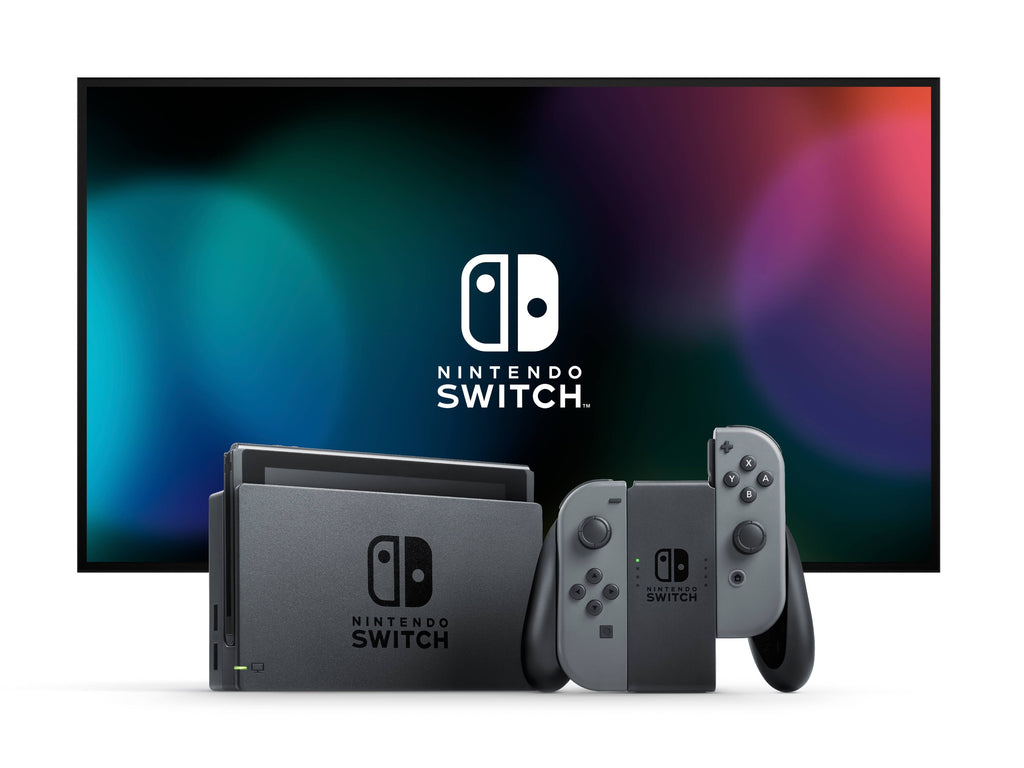 Restored Nintendo Switch Console with Gray Joy-Con (Refurbished)