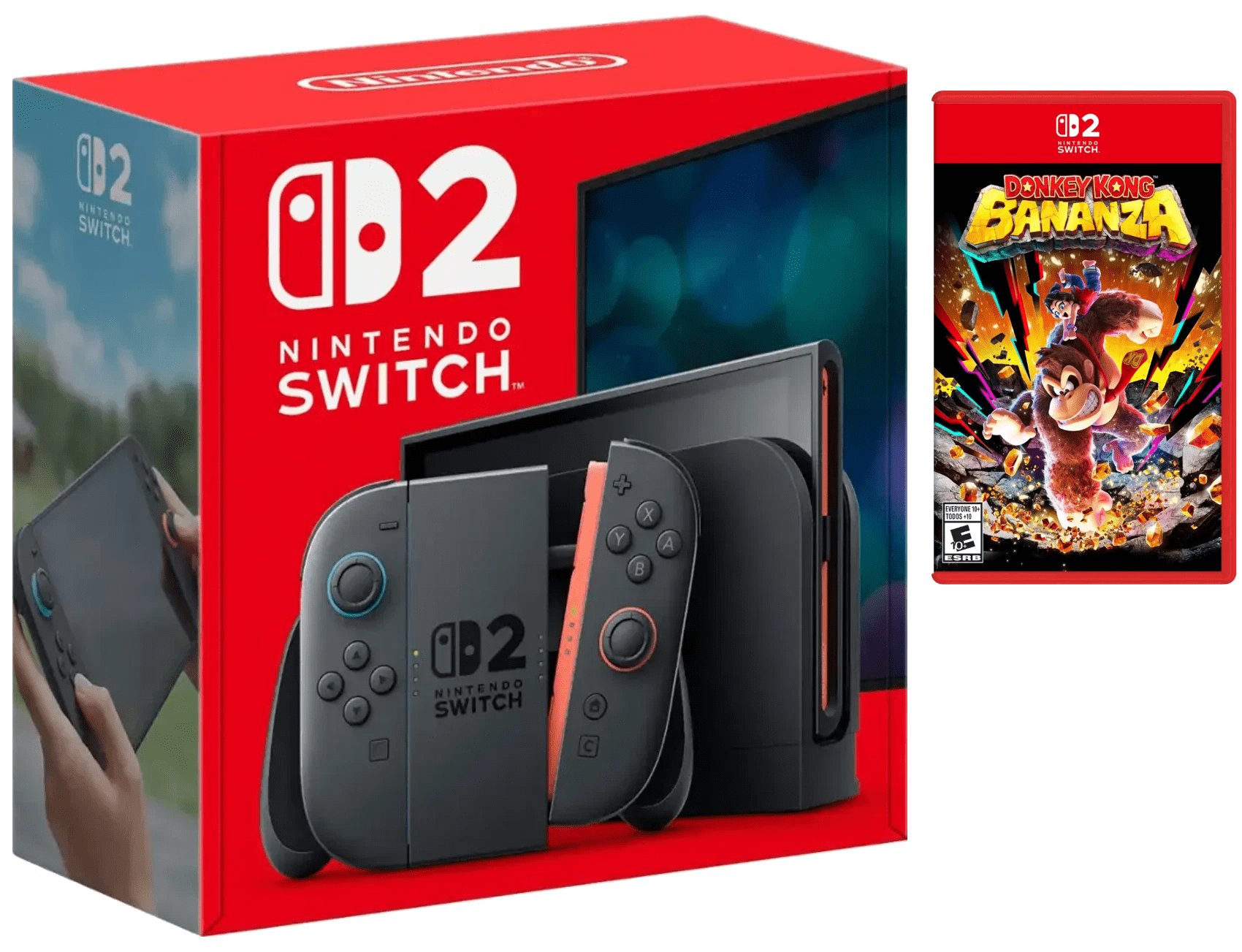 Nintendo Switch 2 Gaming Console with Donkey Kong Bananza Bundle