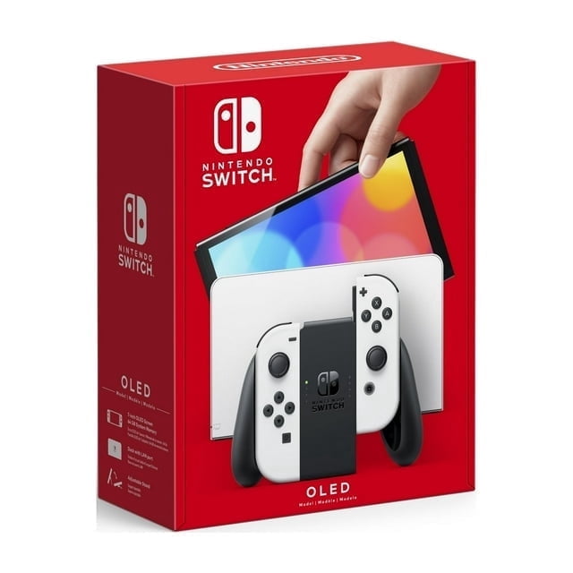 Nintendo Switch OLED 64 GB Console with Joy-Con, White