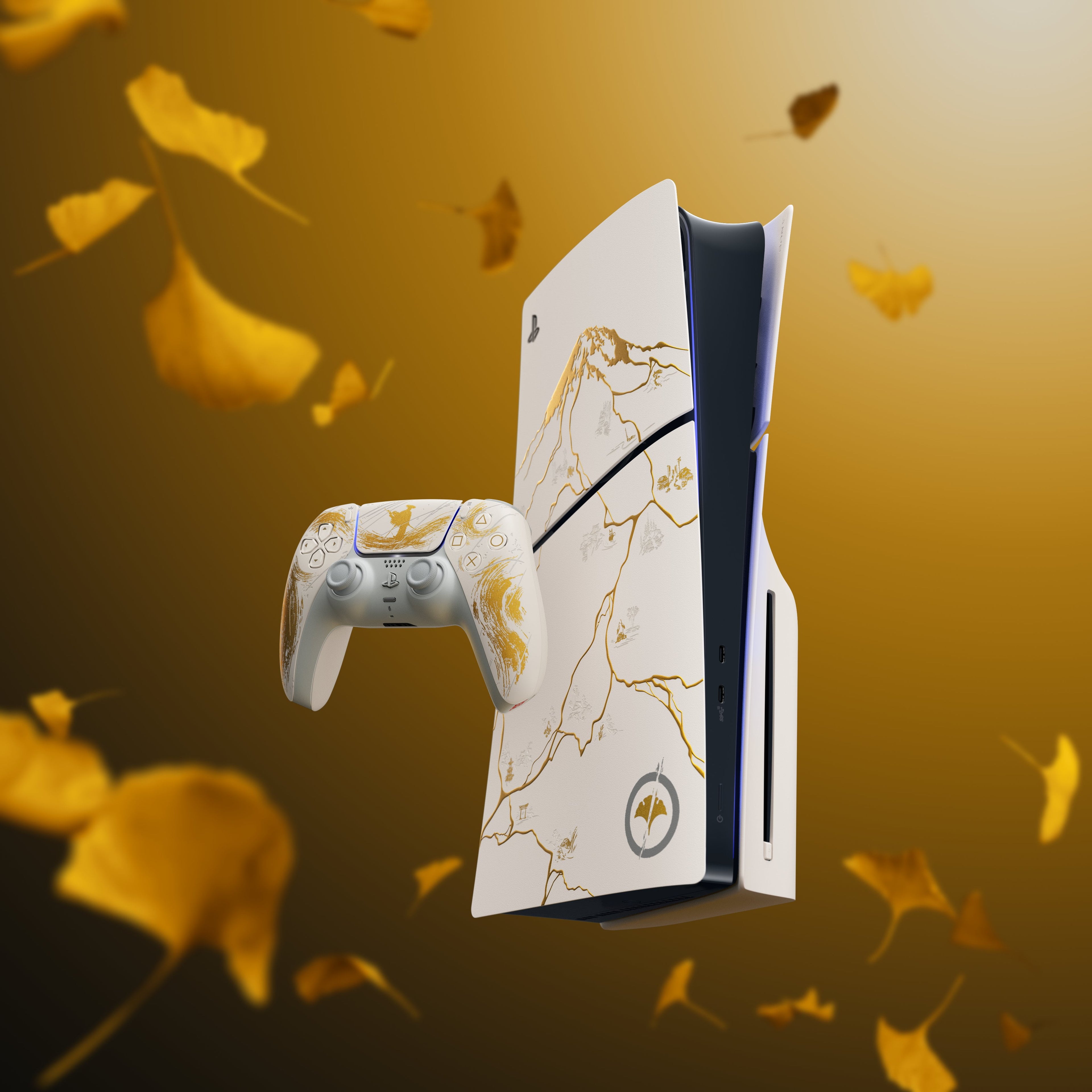 2023 New PlayStation 5 Slim Disc Edition Console, Controller and Mytrix 8K HDMI Ultra High Speed Cable - White, Slim PS5 1TB PCIe SSD Gaming Console